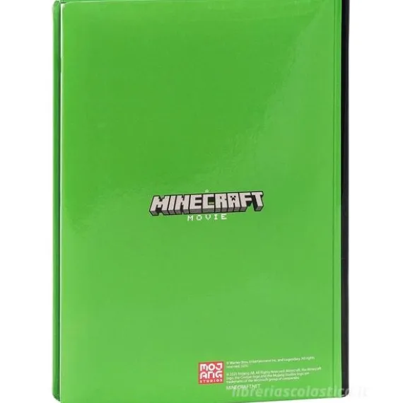 Diario 12 mesi A Minecraft Movie verde non datato