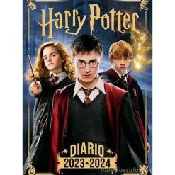 Diario scolastico giornaliero 12 mesi Harry Potter 2023-2024