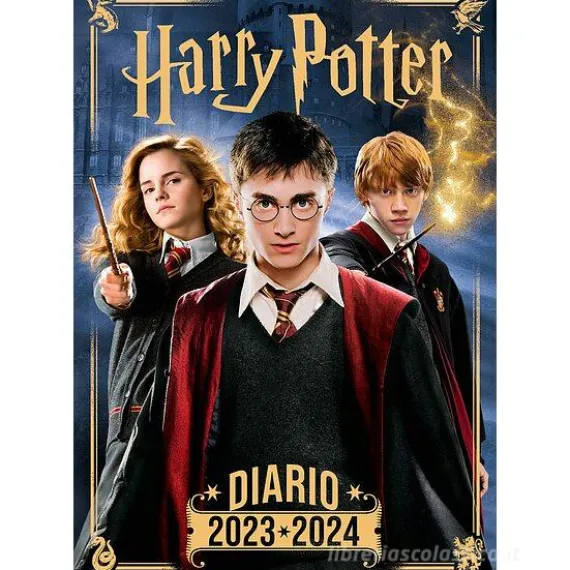 Diario scolastico giornaliero 12 mesi Harry Potter 2023-2024