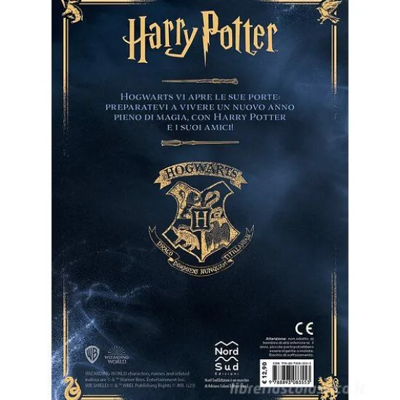 Diario scolastico giornaliero 12 mesi Harry Potter 2023-2024