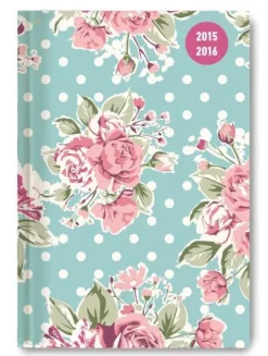 Diario settimanale 2016 Collegetimer Roses A6