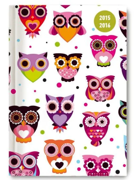 Diario settimanale 2016 Collegetimer Owls A6