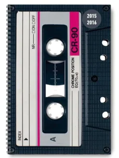 Diario settimanale 2016 Collegetimer Tape A5 Rilegatura a spirale