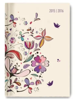 Diario settimanale 2016 Collegetimer Flower Art A6