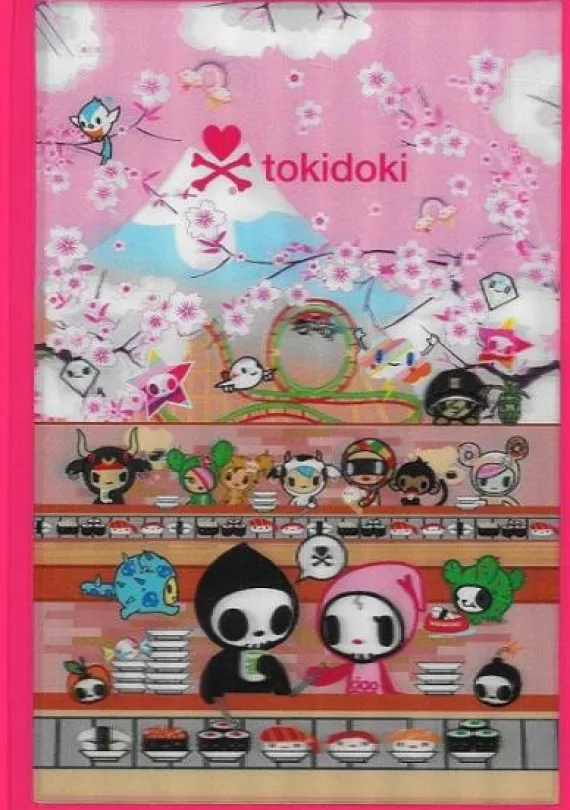 Diario Tokidoki 2015-2016 rosa 3D