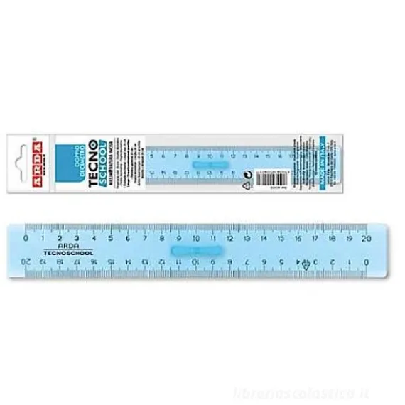 Doppio decimetro TecnoSchool 20 cm