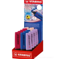 Espositore 15 evidenziatori Stabilo Boss Nature Colors Wildflowers Edition