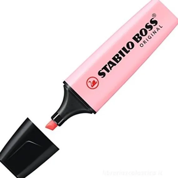 Evidenziatore Stabilo Boss pastel rosa antico