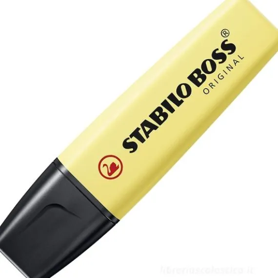 Evidenziatore Stabilo Boss pastel giallo banana