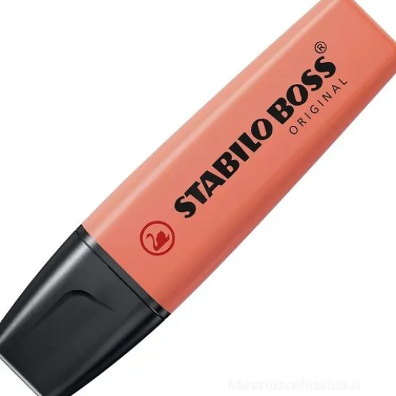 Evidenziatore Stabilo Boss pastel rosa corallo