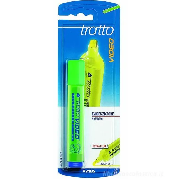 Evidenziatore Tratto Video con punta a scalpello
