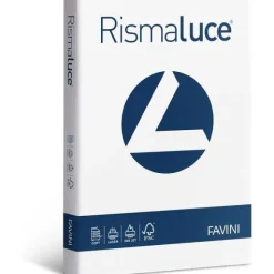 Favini A650204 Confezione 200 fogli Carta Rismaluce A4, 140 grammi