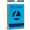 Favini A66X314 Rismaluce Mix Risma di Carta da 90gr 300 fogli assortiti in 8 colori intensi formato A4 (21x29,7cm) Made in Italy (AZ)