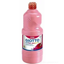Flacone 1 litro colore a tempera Giotto Extra Quality rosa