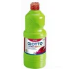 Flacone 1 litro colore a tempera Giotto Extra Quality verde cinabro