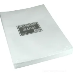 Florio Carta RIO203 Carta Imballaggio, Bianco, 50 Fogli, 80 gr, 100 x 140 cm (AZ)
