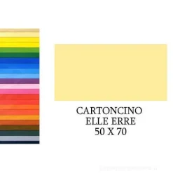 20 fogli cartoncino colorato Elle Erre cm 50x70