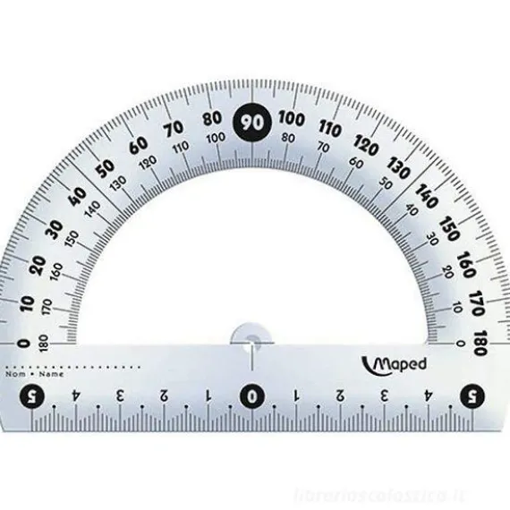 Goniometro Essentials 180 gradi con base 12 cm
