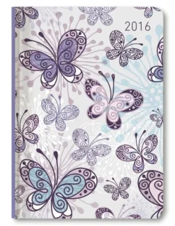 Ladytimer Butterflies Agenda Settimanale 2016