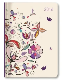 Ladytimer Flower Art Agenda Settimanale 2016