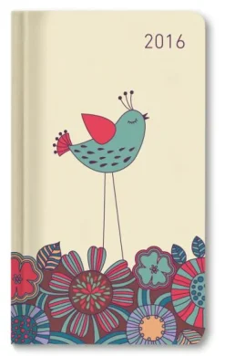 Ladytimer Slim Bird Agenda Settimanale 2016