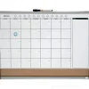 Lavagnetta cancellabile con sezione in sughero, calendario e pennarello cm 58,5x43