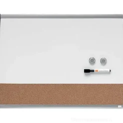 Lavagnetta cancellabile con sezione in sughero e pennarello cm 58,5x43
