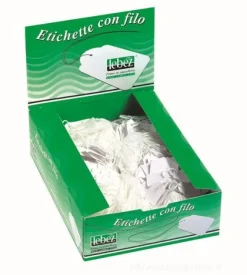 Lebez A384, etichette con filo 9x24 mm (1.000 pezzi) (AZ)