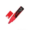 Marcatore a gesso liquido con punta a scalpello Uni Ball Chalk Marker rosso