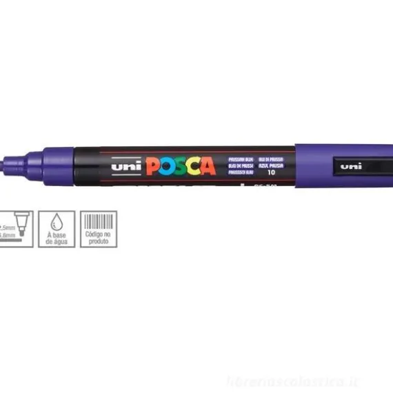 Marcatore Posca punta media Blu Di Prussia (M PC5M BPR)