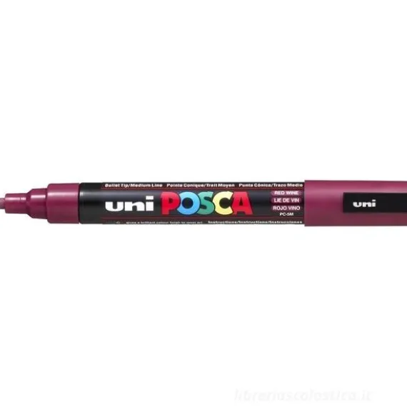 Marcatore Posca punta media Rosso Vino (M PC5M RV)
