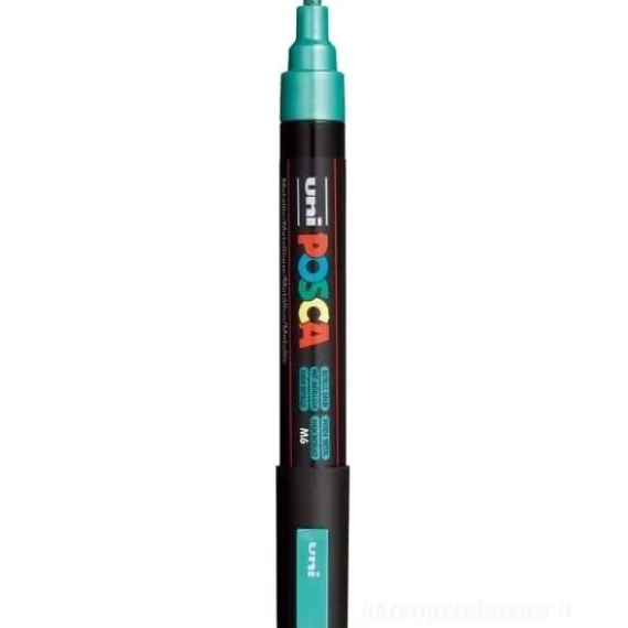 Marcatore Posca punta media Verde Metal (M PC5M VM)