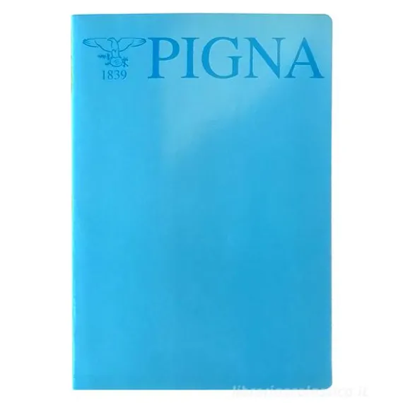 Maxi Quaderno a quadretti piccoli 4mm formato A4 - azzurro