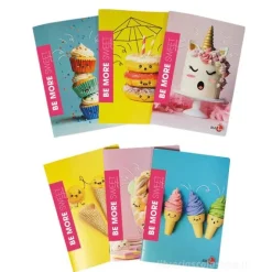 Maxi quaderno formato A4 fogli a quadretti 5 mm 100 grammi Sweet (fantasie assortite)