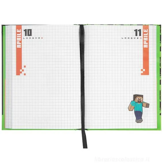 Minecraft diario 12 mesi non datato. Green