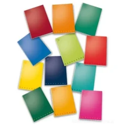 Mini quaderno A5 cm 12x17 rigatura 1R Monocromo (colori assortiti)