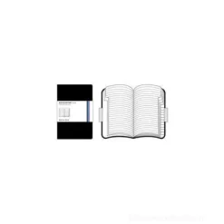 Moleskine extra small. Rubrica Volant copertina nera