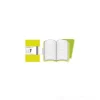 Moleskine extra small. Set 2 taccuini Volant a pagine a righe copertina verde