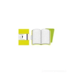 Moleskine large. Set 2 taccuini Volant a pagine a righe copertina verde