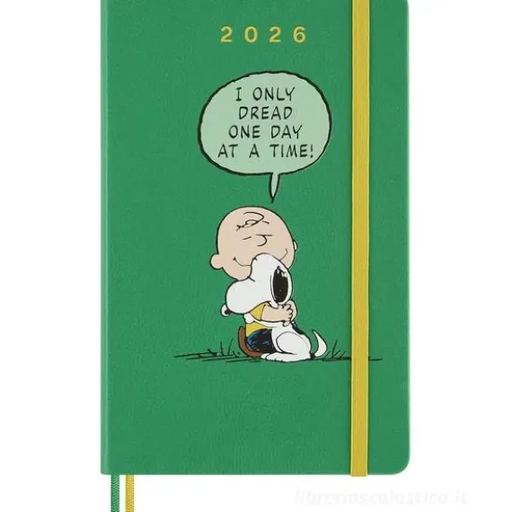 Moleskine 12 mesi - Agenda giornaliera Limited Edition Peanuts Charlie & Snoopy - Large copertina rigida 2026