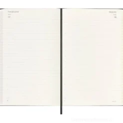 Moleskine 18 mesi - Agenda giornaliera nero - Large copertina rigida 2025-2026