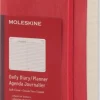 Moleskine 2017 12 mesi - Agenda giornaliera rossa - Pocket Copertina morbida