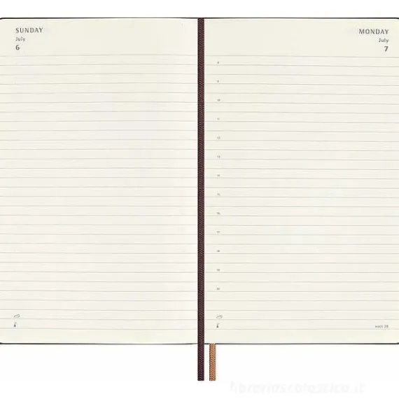 Moleskine 12 mesi - Agenda giornaliera Limited Edition Incantesimi Harry Potter Accio - Large copertina rigida fosforescente 2025