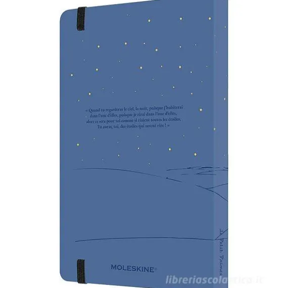 Moleskine 12 mesi - Agenda giornaliera Limited Edition Il Piccolo Principe blu - Large copertina rigida 2022