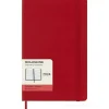 Moleskine 12 mesi - Agenda giornaliera rosso scarlatto - Large copertina rigida 2024