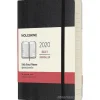 Moleskine 12 mesi - Agenda giornaliera nero - Pocket copertina morbida 2020