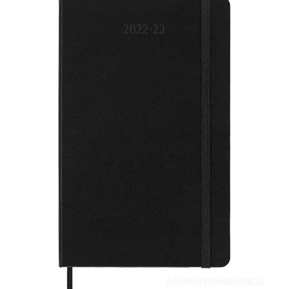 Moleskine 18 mesi - Agenda giornaliera nero - Large copertina rigida 2022-2023