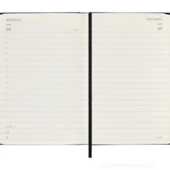 Moleskine 12 mesi - Agenda giornaliera nero - Pocket copertina rigida 2023