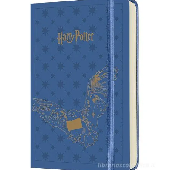 Moleskine 12 mesi - Agenda giornaliera Limited Edition Harry Potter blu - Pocket copertina rigida 2022