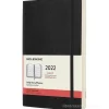 Moleskine 12 mesi - Agenda giornaliera nero - Large copertina morbida 2022